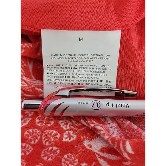 Old Navy Women's Red And White Bird Rabbit Owl Print Shift Dress Size M Woodland - Picture 7 of 9